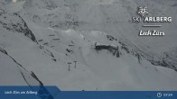 Archiv Foto Webcam Lech-Zürs: Trittkopf Bergstation 07:00