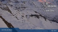 Archiv Foto Webcam Lech-Zürs: Trittkopf Bergstation 00:00