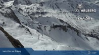 Archiv Foto Webcam Lech-Zürs: Trittkopf Bergstation 10:00