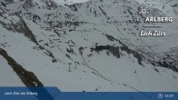 Archiv Foto Webcam Lech-Zürs: Trittkopf Bergstation 14:00