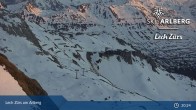 Archiv Foto Webcam Lech-Zürs: Trittkopf Bergstation 20:00