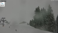 Archived image Webcam Damüls Ski Resort: View Base Station Oberdamüls 13:00