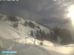 Archived image Webcam Ski Resort Diedamskopf - Wedelstube 07:00