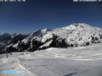 Archived image Webcam Ski resort Diedamskopf - View Breitenalpe 08:00