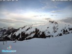 Archived image Webcam Ski resort Diedamskopf - View Breitenalpe 07:00