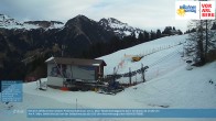 Archiv Foto Webcam Seilbahnen Sonntag: Bergstation Pendelbahn 07:00