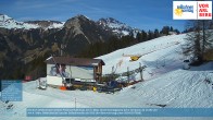 Archiv Foto Webcam Seilbahnen Sonntag: Bergstation Pendelbahn 13:00