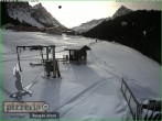 Archiv Foto Webcam Gargellen: Talabfahrt bei Pizzeria Barga 11:00