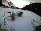 Archiv Foto Webcam Gargellen: Talabfahrt bei Pizzeria Barga 09:00