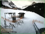 Archiv Foto Webcam Gargellen: Talabfahrt bei Pizzeria Barga 06:00