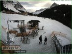 Archiv Foto Webcam Gargellen: Talabfahrt bei Pizzeria Barga 15:00