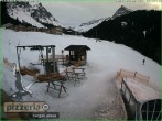 Archiv Foto Webcam Gargellen: Talabfahrt bei Pizzeria Barga 17:00