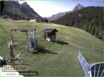 Archiv Foto Webcam Gargellen: Talabfahrt bei Pizzeria Barga 09:00