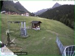Archiv Foto Webcam Gargellen: Talabfahrt bei Pizzeria Barga 11:00