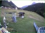 Archiv Foto Webcam Gargellen: Talabfahrt bei Pizzeria Barga 05:00