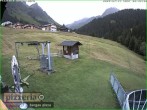 Archiv Foto Webcam Gargellen: Talabfahrt bei Pizzeria Barga 07:00