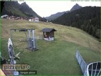 Archiv Foto Webcam Gargellen: Talabfahrt bei Pizzeria Barga 11:00