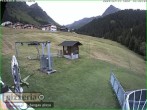 Archiv Foto Webcam Gargellen: Talabfahrt bei Pizzeria Barga 15:00