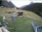 Archiv Foto Webcam Gargellen: Talabfahrt bei Pizzeria Barga 17:00