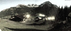 Archived image Webcam Zafernalift mountain station 23:00