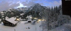 Archiv Foto Webcam Kleinwalsertal: Zafernalift Bergstation 05:00