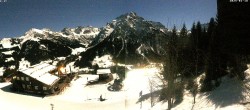 Archiv Foto Webcam Kleinwalsertal: Zafernalift Bergstation 03:00