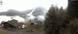 Archiv Foto Webcam Kleinwalsertal: Zafernalift Bergstation 09:00
