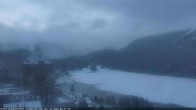 Archived image Webcam St. Moritz village - Hotel Badrutt's Palace together with lake St. Moritz 05:00