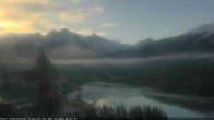 Archived image Webcam St. Moritz village - Hotel Badrutt's Palace together with lake St. Moritz 06:00