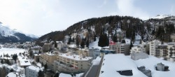 Archiv Foto Webcam St. Moritz Dorf: Ausblick Hotel Schweizerhof Richtung See 11:00