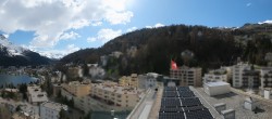 Archived image Webcam St. Moritz village II - View from Hotel Schweizerhof towards St. Moritz Bad 15:00