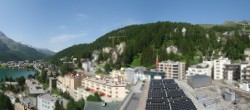 Archiv Foto Webcam St. Moritz Dorf: Ausblick Hotel Schweizerhof Richtung See 09:00