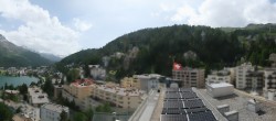 Archived image Webcam St. Moritz village II - View from Hotel Schweizerhof towards St. Moritz Bad 15:00
