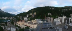 Archived image Webcam St. Moritz village II - View from Hotel Schweizerhof towards St. Moritz Bad 05:00