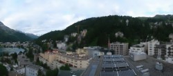 Archived image Webcam St. Moritz village II - View from Hotel Schweizerhof towards St. Moritz Bad 06:00