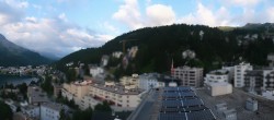 Archived image Webcam St. Moritz village II - View from Hotel Schweizerhof towards St. Moritz Bad 05:00