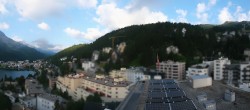 Archived image Webcam St. Moritz village II - View from Hotel Schweizerhof towards St. Moritz Bad 06:00