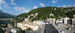 Archived image Webcam St. Moritz village II - View from Hotel Schweizerhof towards St. Moritz Bad 07:00