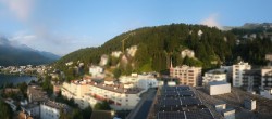 Archived image Webcam St. Moritz village II - View from Hotel Schweizerhof towards St. Moritz Bad 06:00