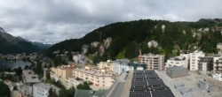 Archiv Foto Webcam St. Moritz Dorf: Ausblick Hotel Schweizerhof Richtung See 09:00