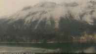 Archived image Webcam St. Moritz village III - View from Hotel Schweizerhof towards lake St. Moritz 07:00
