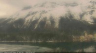 Archived image Webcam St. Moritz village III - View from Hotel Schweizerhof towards lake St. Moritz 09:00