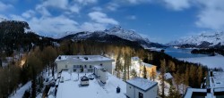 Archiv Foto Webcam Sils im Engadin: Ausblick vom Hotel Waldhaus 05:00