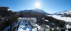 Archiv Foto Webcam Sils im Engadin: Ausblick vom Hotel Waldhaus 13:00