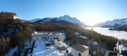 Archiv Foto Webcam Sils im Engadin: Ausblick vom Hotel Waldhaus 15:00