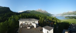 Archiv Foto Webcam Sils im Engadin: Ausblick vom Hotel Waldhaus 07:00