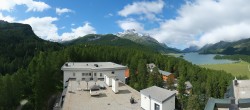 Archiv Foto Webcam Sils im Engadin: Ausblick vom Hotel Waldhaus 09:00