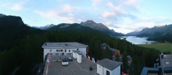 Archiv Foto Webcam Sils im Engadin: Ausblick vom Hotel Waldhaus 05:00