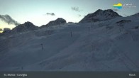 Archiv Foto Webcam St. Moritz Corviglia: Piz Nair 23:00