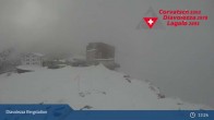 Archiv Foto Webcam Diavolezza: Berghaus und Bergstation 12:00